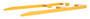 Vestil Steel Pallet Master Fork Extensions - 7 In. x 48 In. - Yellow