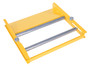 Vestil Steel Reel Roll Dispenser - 10 In. Minimum Diameter 30 In. Max Diameter 31-1/4 In. Maximum Roll Length 500 lb - Yellow