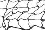 Vestil Nylon Pallet Rack Netting - 2 Nets 99 In. x 3/16 In. x 96 In. 2500 lb Holding - Black