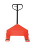 Vestil Steel Super Low Pallet Truck - 63-1/2 In. x 33 In. x 44 In. 2200 lb - Red