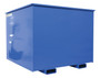 Vestil Steel Rotating Heavy Duty Box Hopper - 2-1/2 Cubic Yard 6,000 lb - Blue