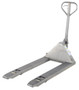 Vestil 304 Stainless Steel Pallet Truck - 62 In. x 27 In. x 48 In. 5500 lb - Silver