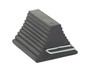 Vestil Molded Rubber Wheel Chock Steel Handle - 8 In. x 11-1/4 In. x 6 In. - Black