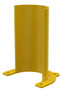 Vestil Steel Rounded Rack Guard - 12 In. x 9.25 In. x 6.5 In. - Yellow