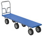 Vestil Steel Pneumatic Tire Platform Cart - 100-1/2 In. x 24 In. x 46-5/16 In. 1,500 lb - Blue