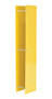 Vestil Steel Rack Guard With Rubber Bumper Insert - 4-7/8 In. x 3-3/8 In. x 24 In. - Yellow