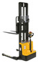 Vestil Steel Adjustable Double Mast Stacker - 118 In. Raised Height Variable Speed 2200 lb - Black