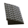 Vestil Heavy Duty Rubber Corner Ramp Rectangular - 9-11/16 In. x 23-5/8 In. x 3-5/8 In. 4000 lb - Black