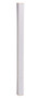 Vestil PVC Plastic Corner Protector with Aluminum Insert - 3 In. x 3 In. x 48 In. 90 Degree - White