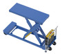 Vestil Steel Heavy Duty Portable Scissor Lift Table - 24 In. x 64 In. 1000 lb - Blue
