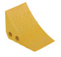 Vestil Recycled Polypropylene Plastic Wheel Chock - 10-1/4 In. x 7-1/2 In. x 7-1/2 In. - Yellow