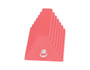 Vestil Rubber Wheel Chock with Eye Bolt - 9 In. - Red