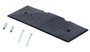 Vestil Rubber Female End Cap Concrete Hardware - 8-7/8 In. x 23-1/2 In. x 1-5/8 In. 40000 lb - Black