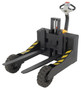 Vestil Steel Rough Terrain Electric Pallet Truck DC Powered AC Drive Motor - 24 In. Inside Width 3000 lb Black / - Yellow
