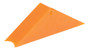 Vestil Polyurethane Magnetic Rail Car Wheel Chock - 11 In. x 2-1/4 In. x 3-5/8 In. - Orange
