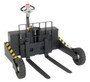 Vestil Steel Rough Terrain Electric Pallet Truck DC Powered AC Drive Motor - 48 In. Inside Width 3000 lb Black / - Yellow