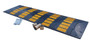 Vestil Rubber Speed Hump Asphalt Hardware - 118-11/16 In. x 35-1/4 In. x 1-7/8 In. 60000 lb Black / - Yellow