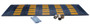 Vestil Rubber Speed Hump Asphalt Hardware - 118-11/16 In. x 35-1/4 In. x 1-7/8 In. 60000 lb Black / - Yellow