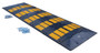 Vestil Rubber Speed Hump Concrete Hardware - 118-11/16 In. x 35-1/4 In. x 1-7/8 In. 60000 lb Black / - Yellow
