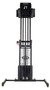 Vestil Steel Adjustable Extendable Fork Stacker - 118 In. Raised Height 1500 lb Black / - Yellow