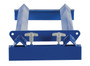 Vestil Steel Pallet Rack Drum Cradle - 42-1/2 In. x 15-7/8 In. x 5-5/8 In. 800 lb - Blue