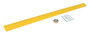 Vestil Plastic Speed Bump Asphalt Hardware - 106 In. x 10 In. x 2 In. - Yellow