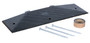 Vestil Rubber Speed Hump Male End Cap Asphalt Hardware - 11-3/16 In. x 35-1/4 In. x 1-7/8 In. 60000 lb - Black