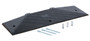 Vestil Rubber Male End Cap Concrete Hardware - 11-3/16 In. x 35-1/4 In. x 1-7/8 In. 60000 lb - Black