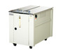 Vestil Steel Semi-Automatic Strapping Machine - 23 In. x 35-1/2 In. x 30 In. Cream