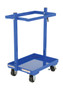 Vestil Steel Multi-Tier Cart with - 2 Shelves 200 lb Static - Blue