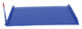 Vestil Steel Truck Dock Board - 72 In. x 48 In. 10,000 lb - Blue