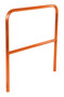Vestil Steel Safety Railing - 4 Ft. Length - Orange