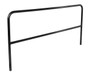 Vestil Steel Safety Railing - 10 Ft. Length - Black