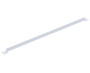 Vestil Steel Toe Board for Pipe Safety Railing - 10 Ft. Length - White