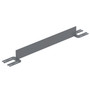 Vestil Steel Toe Board For Pipe Safety Railing - 3 Ft. Length - Gray Semi Gloss