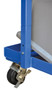 Vestil Steel Multi-Tier Cart with 3 Shelves and - 4 Baskets 300 lb Evenly Distributed Static - Blue