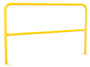 Vestil Steel Pipe Safety Railing with Welded Baseplate - 6 Ft. Length - Yellow