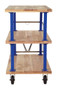 Vestil Hardwood Triple Deck Platform Cart 30 In x - 60 In 1,600 lb - Tan