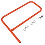 Vestil Steel Pipe Safety Railing Gate P-Shaped - 36 In. x 36 In. - Orange