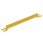 Vestil Steel Toe Board for Pipe Safety Railing - 4 Ft. Length - Yellow