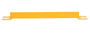 Vestil Steel Toe Board for Pipe Safety Railing - 4 Ft. Length - Yellow