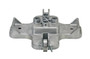 Vestil Cast Iron Pipe Safety Railing Base - 2.13 In. x 28.5 In. x 5.7 In. - Gray