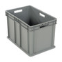 Vestil Plastic Multi-Tier Stack Cart Large Bin - 150 lb Load - Gray