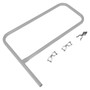 Vestil Steel Pipe Safety Railing Gate P-Shaped - 36 In. x 36 In. - Silver