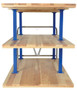 Vestil Hardwood Triple Deck Platform Cart 36 In x - 72 In 1,600 lb - Tan