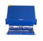 Vestil Steel Lift Table - 48 In. x 48 In. AC Powered 115 Volt 1 Phase 2,000 lb - Blue
