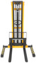 Vestil Steel Stacker Manual Pump - 2 - 118 In. 1,500 - 2,000 lb Black / - Yellow