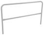 Vestil Steel Safety Railing - 6 Ft. Length - Silver