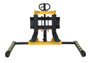 Vestil Steel Stacker Manual Pump - 3 - 17 In. 1,500 - 2,000 lb Black / - Yellow