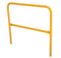 Vestil Steel Safety Railing - 4 Ft. Length - Yellow